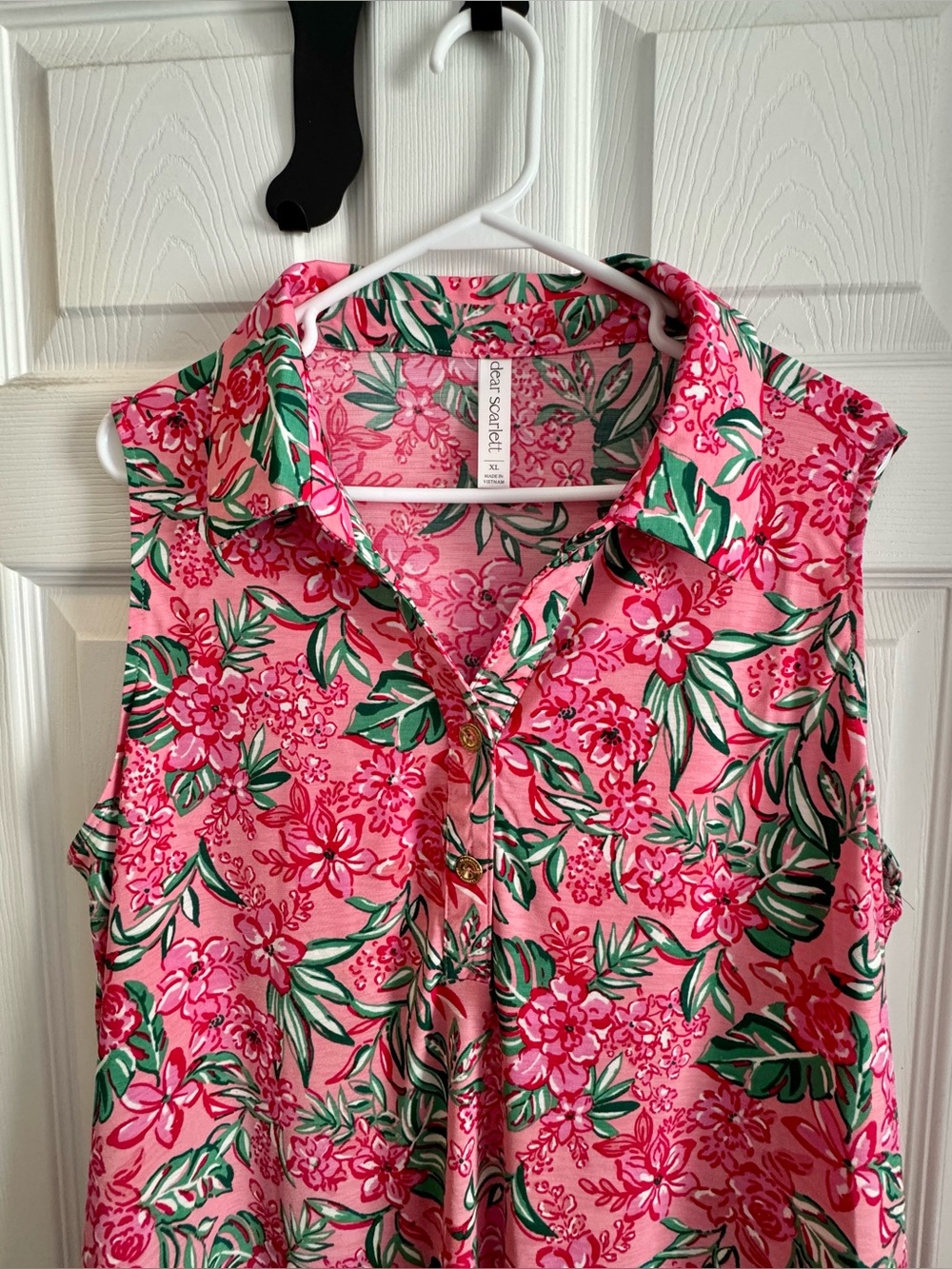 Dear Scarlett Sleeveless Printed Dress - Picture 3 of 5
